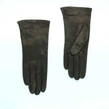 Womens | Silk Lined Leather Gloves | Teak