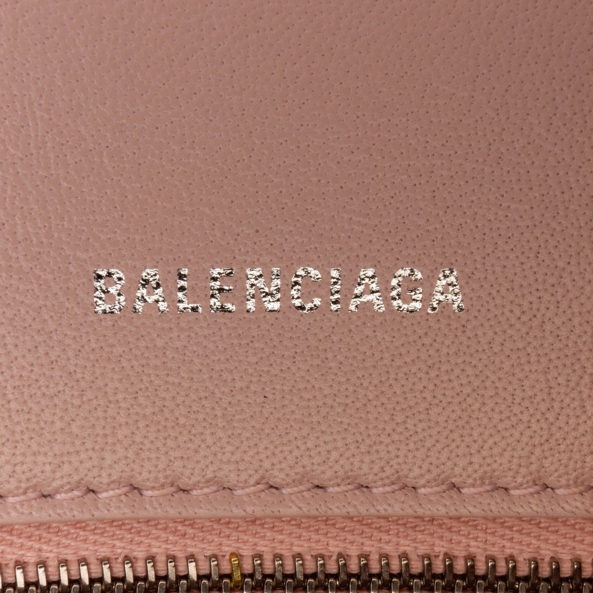 Balenciaga | Pre-Owned Hourglass S Satchel | Pink/Light Pink