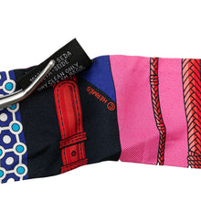 Hermes | Pre-Owned Clic Clac Modern Cannage Silk Twilly Scarf | Blue