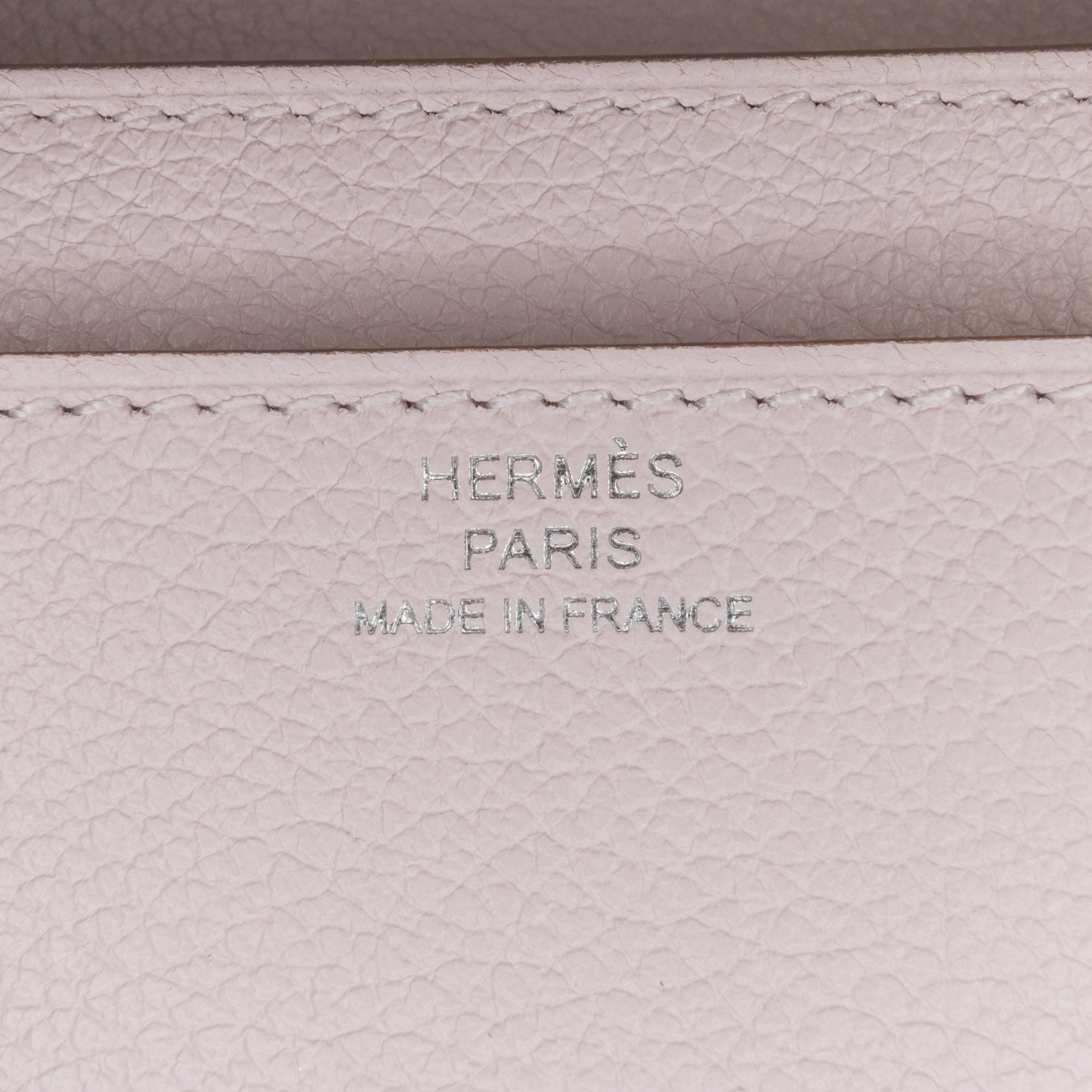 Hermes | Pre-Owned Evercolor Constance To Go Wallet | Pink/Light Pink