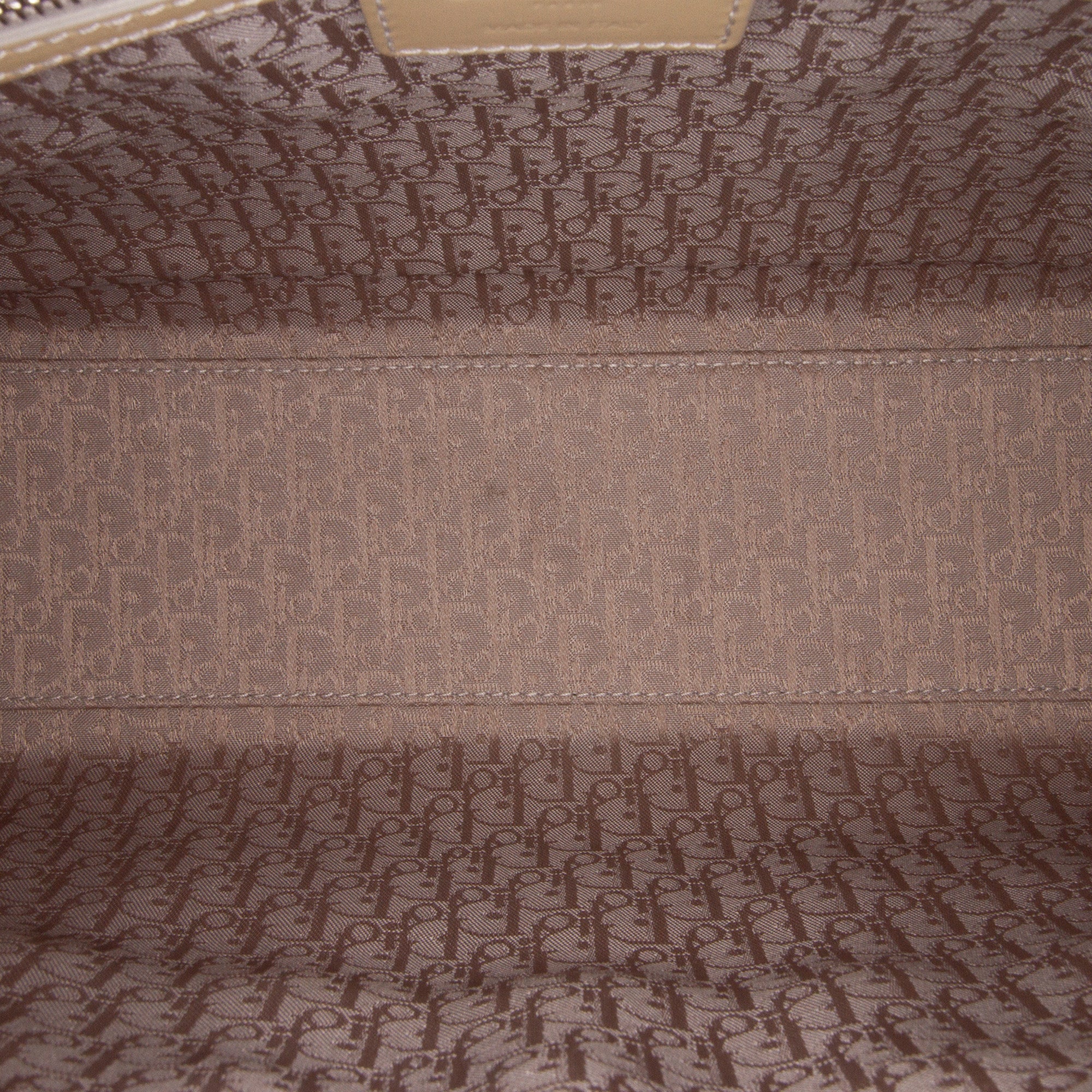 Dior | Pre-Owned Large Patent Cannage Lady | Tan