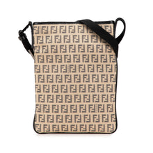 Fendi | Pre-Owned Zucchino Canvas Crossbody | Beige/Black