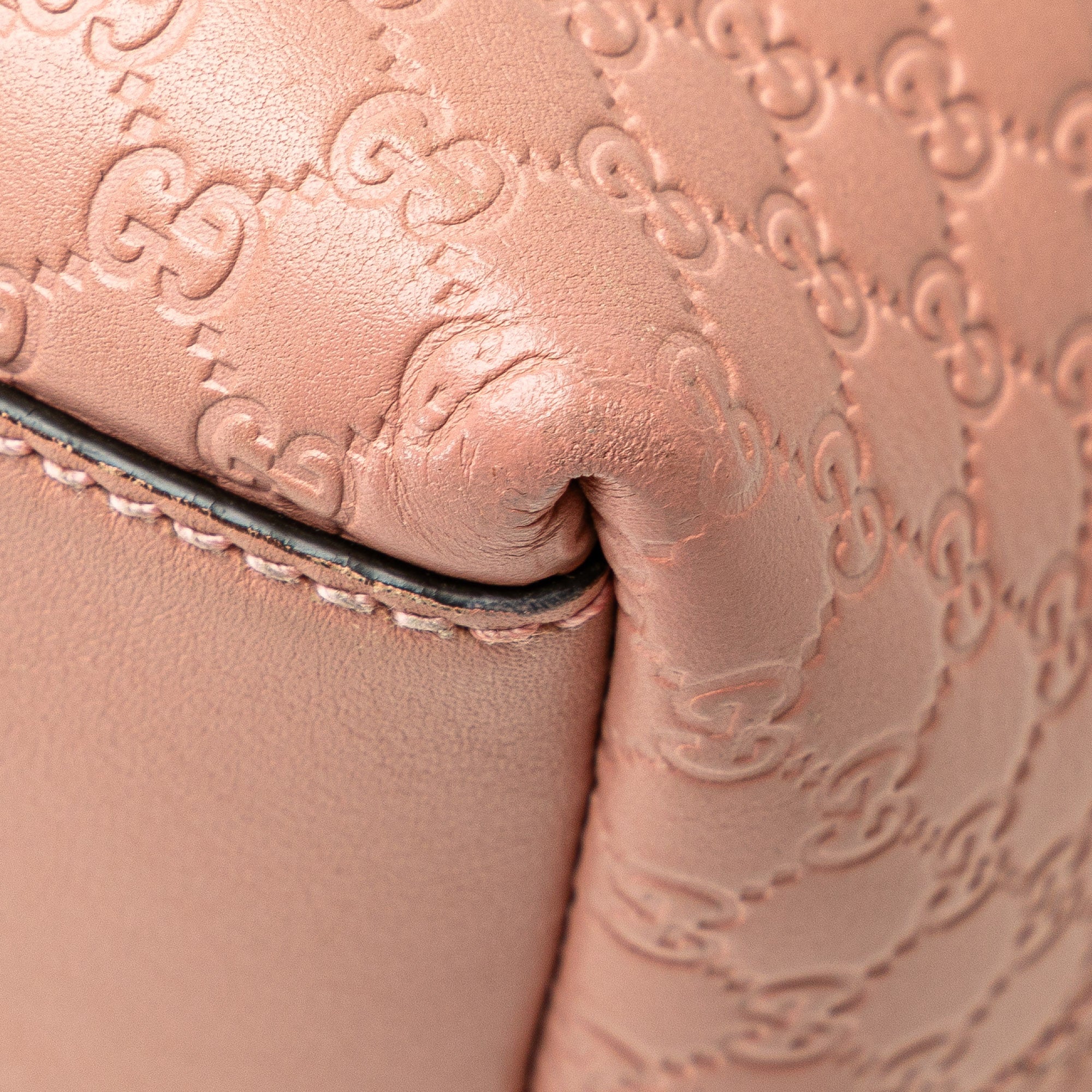 Gucci | Pre-Owned Small Microguccissima Joy Satchel | Pink