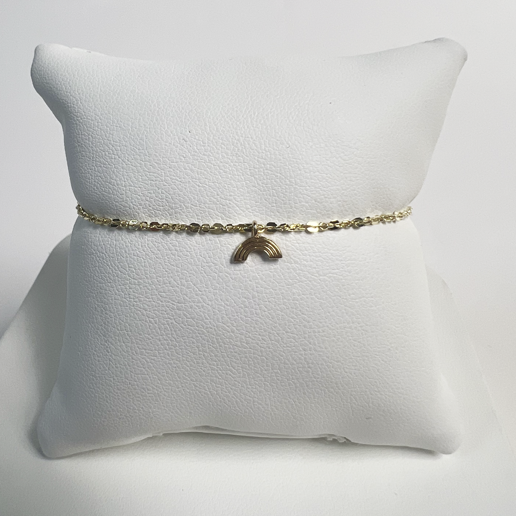 Rainbow Sparkle Bracelet | 10K Yellow Gold