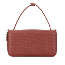 Bottega Veneta | Pre-Owned Intrecciato Zip Around Long Wallet | Red