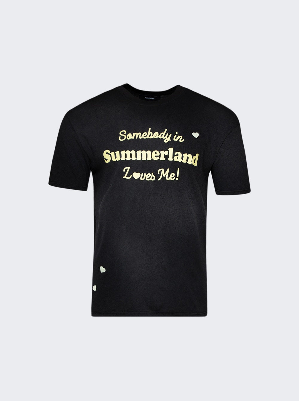 Men | NAHMIAS | Loves Me T-shirt Sunfade | Black