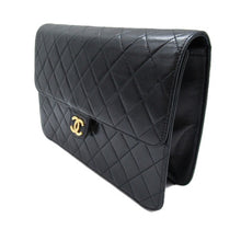 Chanel | Pre-Owned CC Quilted Lambskin Single Flap | Black