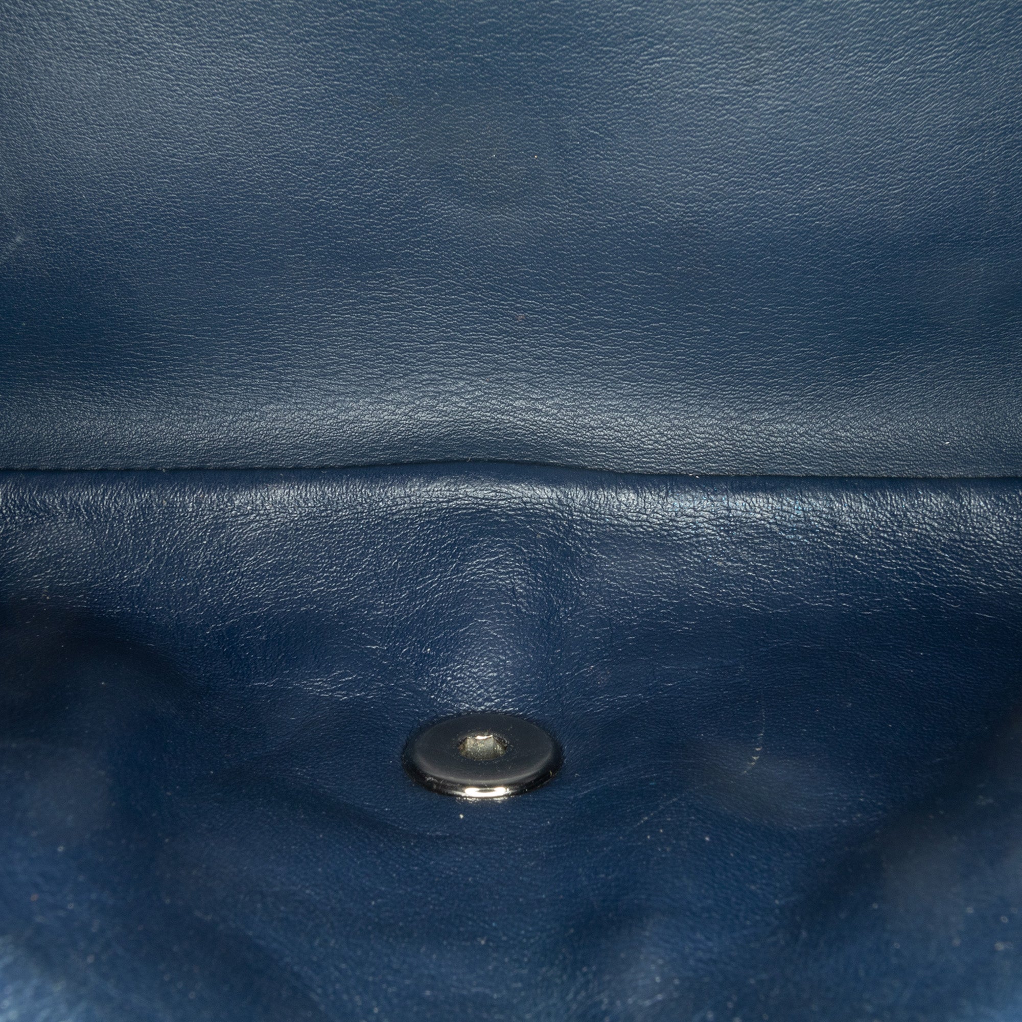 Chanel | Pre-Owned Jumbo Classic Patent Double Flap | Blue/Dark Blue