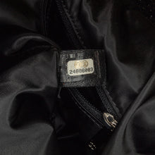 Chanel | Pre-Owned Large Quilted Knit Pluto Glitter Satchel | Black