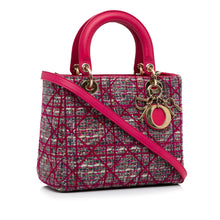 Dior | Pre-Owned Medium Tweed Macrocannage Lady | Pink/Dark Pink