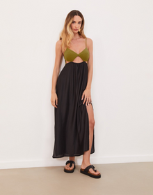 Yana Long Dress | Black