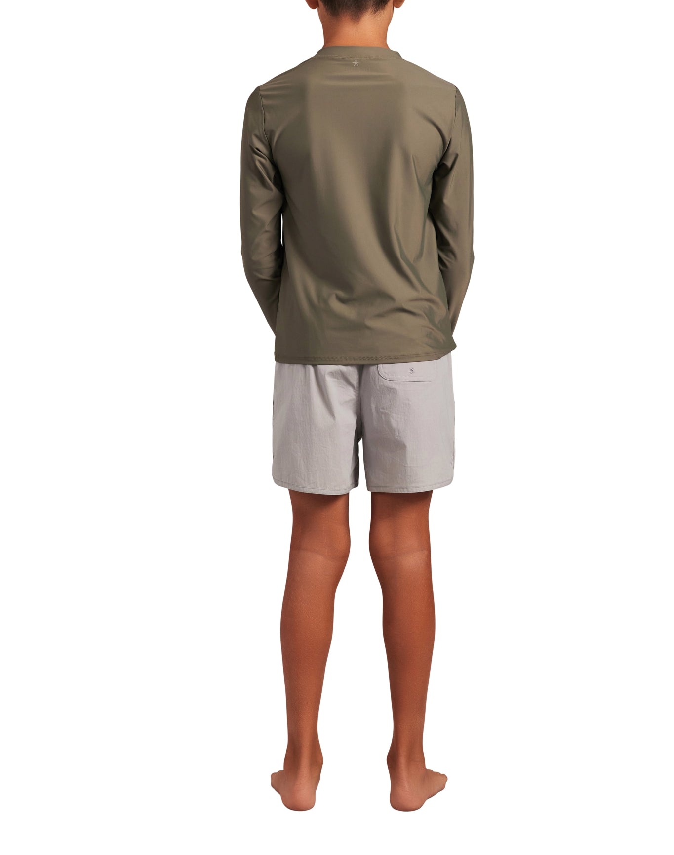 Youth | Elasticated Waist Boardshort | Moonbeam