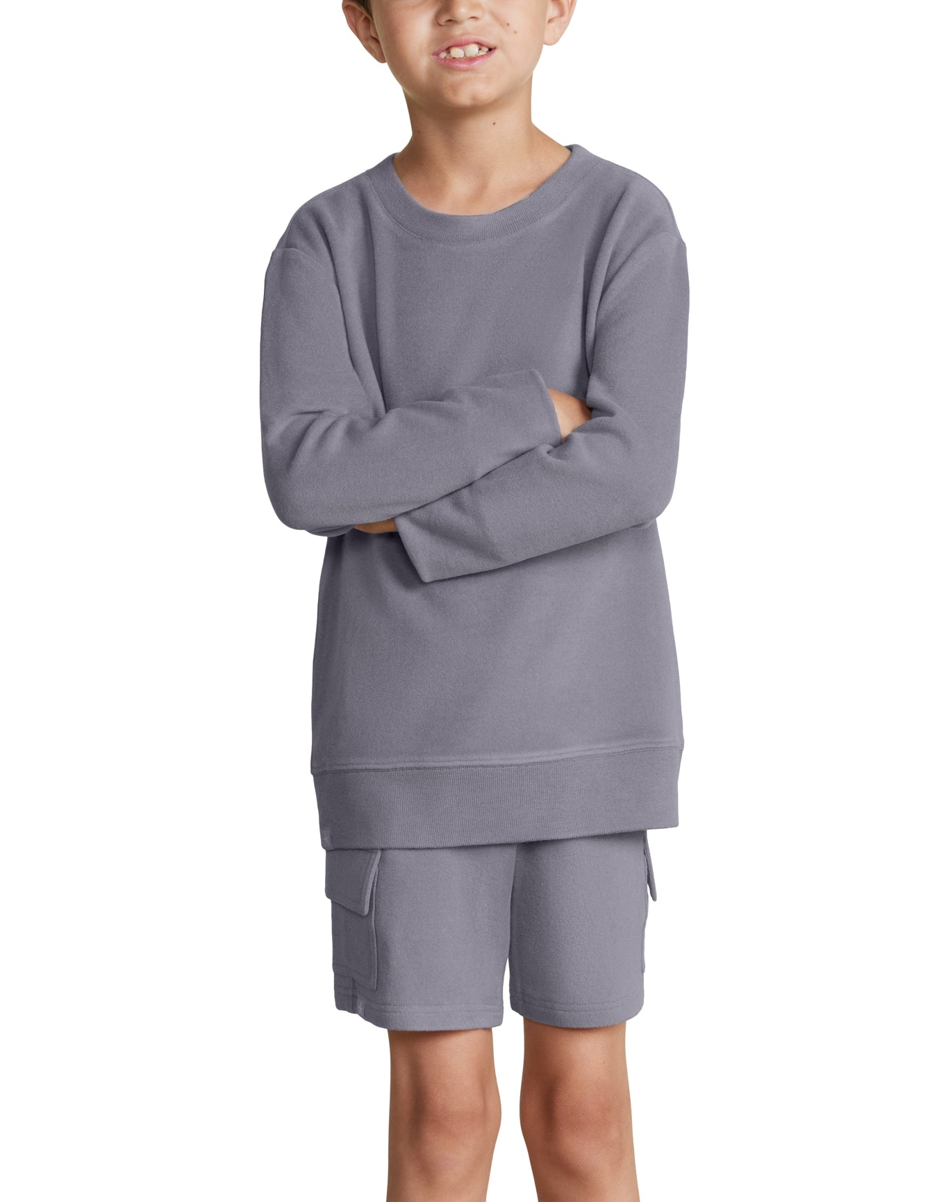 Youth | MC Brushed Fleece Pullover | Coal