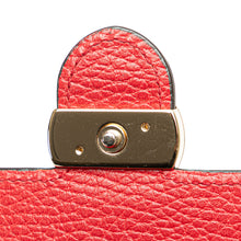 Gucci | Pre-Owned Leather Interlocking G Dollar Wallet on Chain | Red