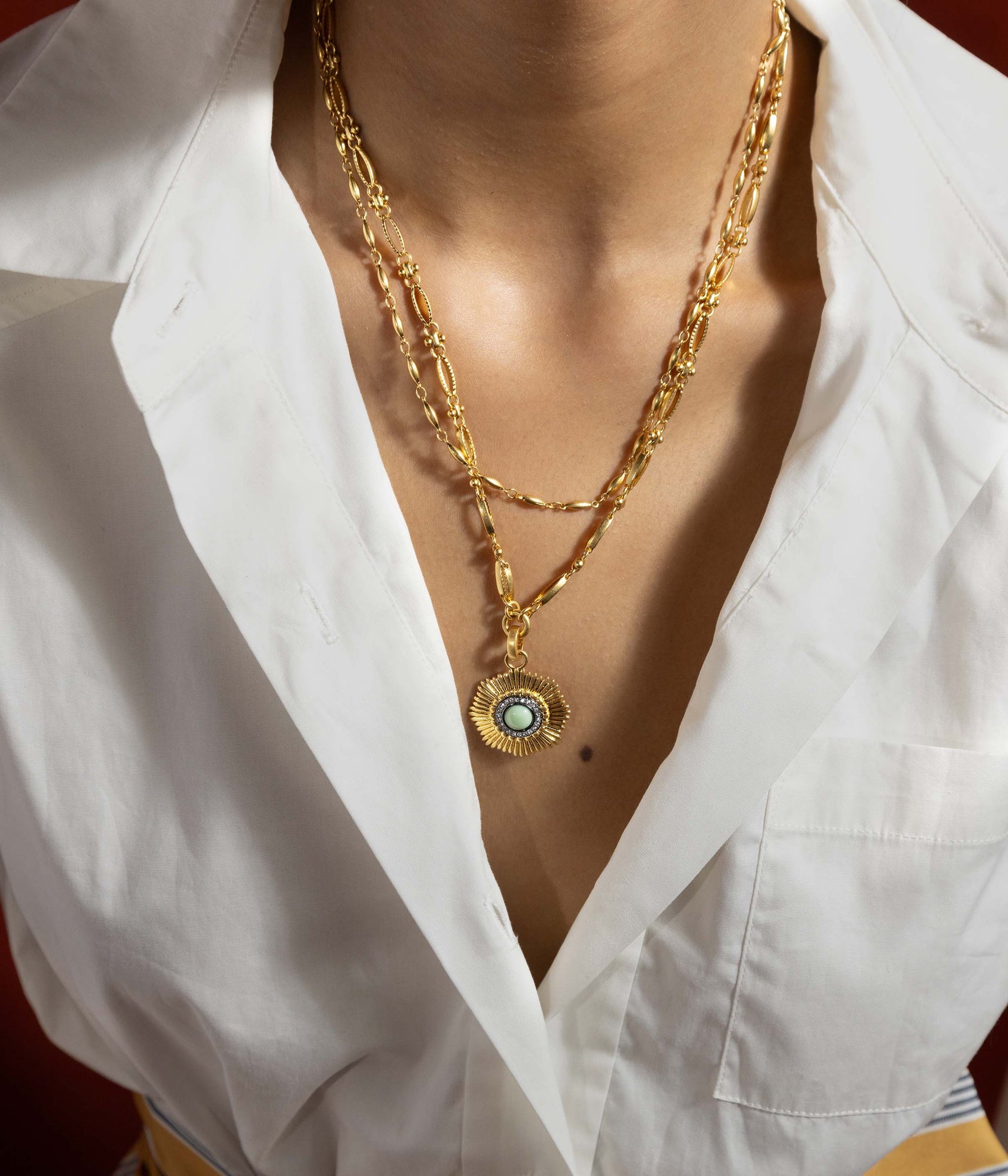 Zoe Pendant Necklace | Multicolor