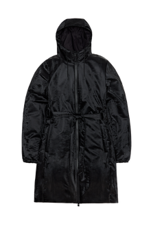 RAINS Lohja Long Insulated Curve Jacket Coal Jacket