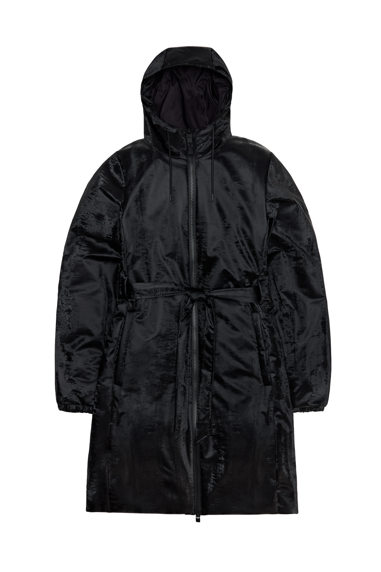 RAINS Lohja Long Insulated Curve Jacket Coal Jacket
