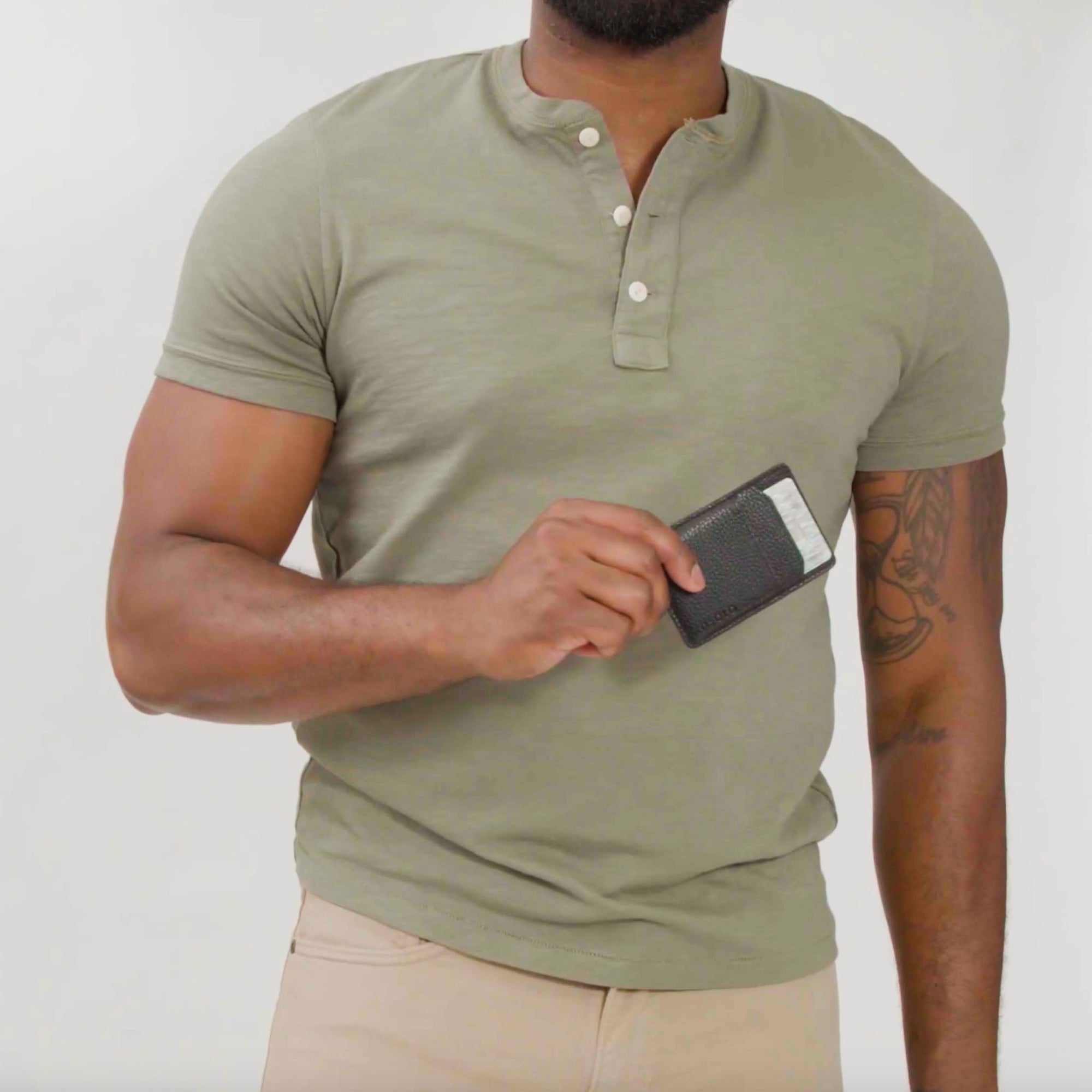 Unisex | Nico Card Case Wallet | Black