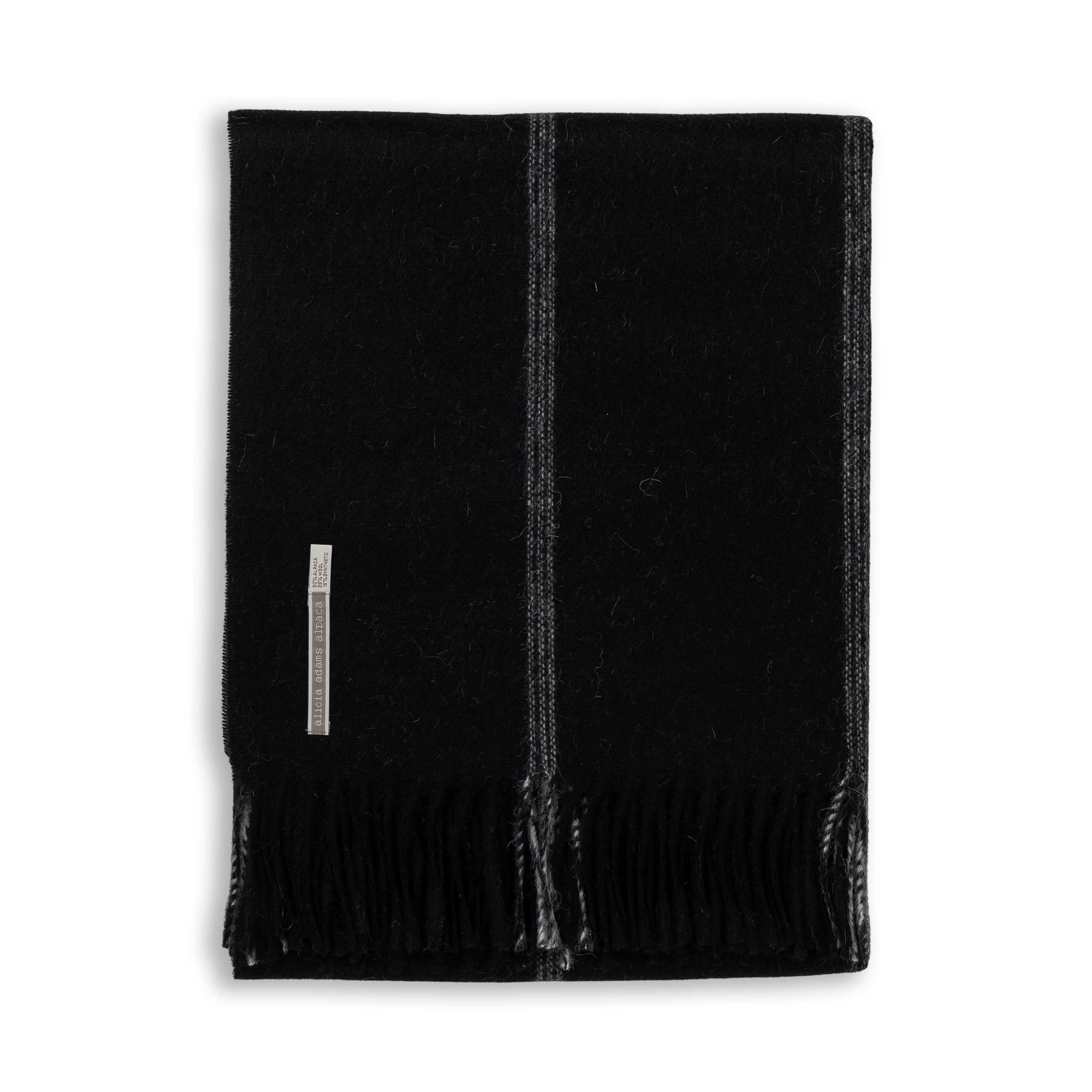 Unisex | Notting Hill Wrap | Black / Ivory