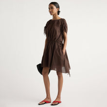 Isilda | Akemi Tie-Shoulder Organic Cotton Dress in Size Extra Small
