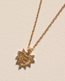 Daddy's Little Girl Necklace | 14K Plated Brass | Cubic Zirconia