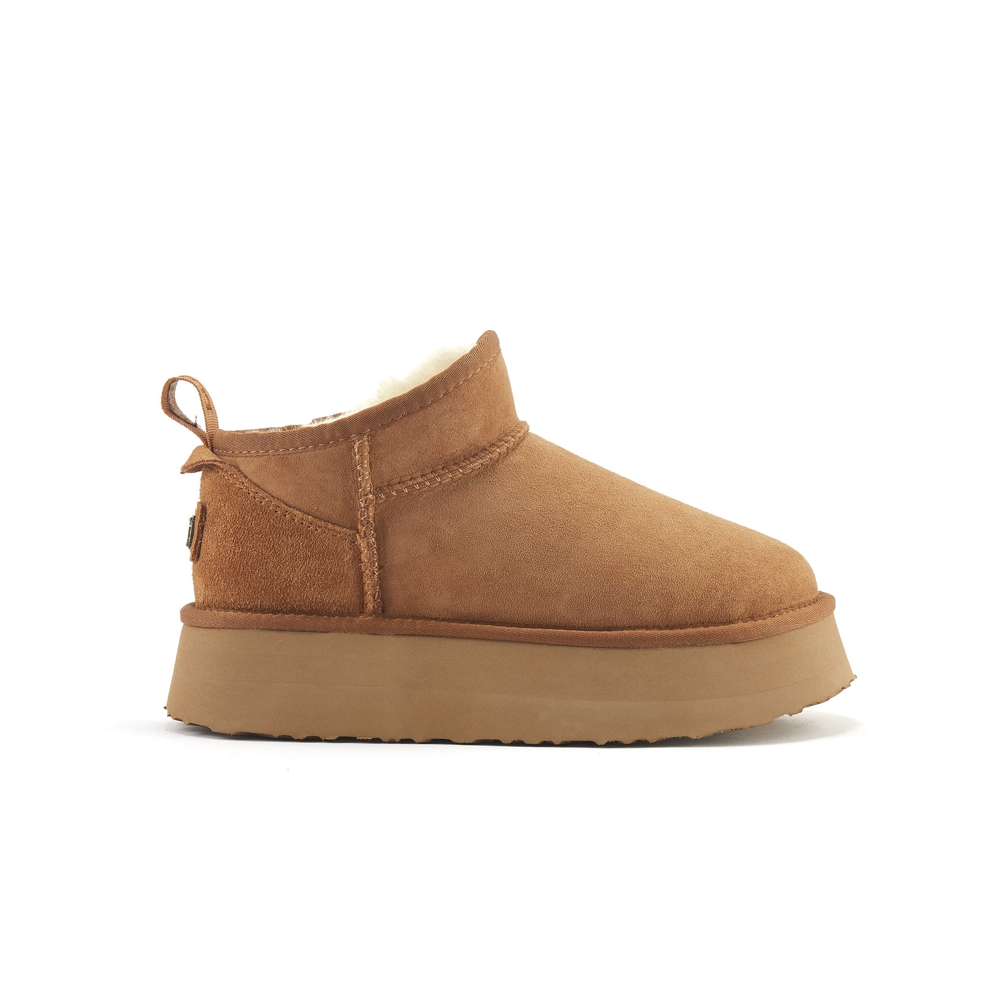 COSY ULTRA SHORT PLATFOAM CHESTNUT - Australia Luxe Collective