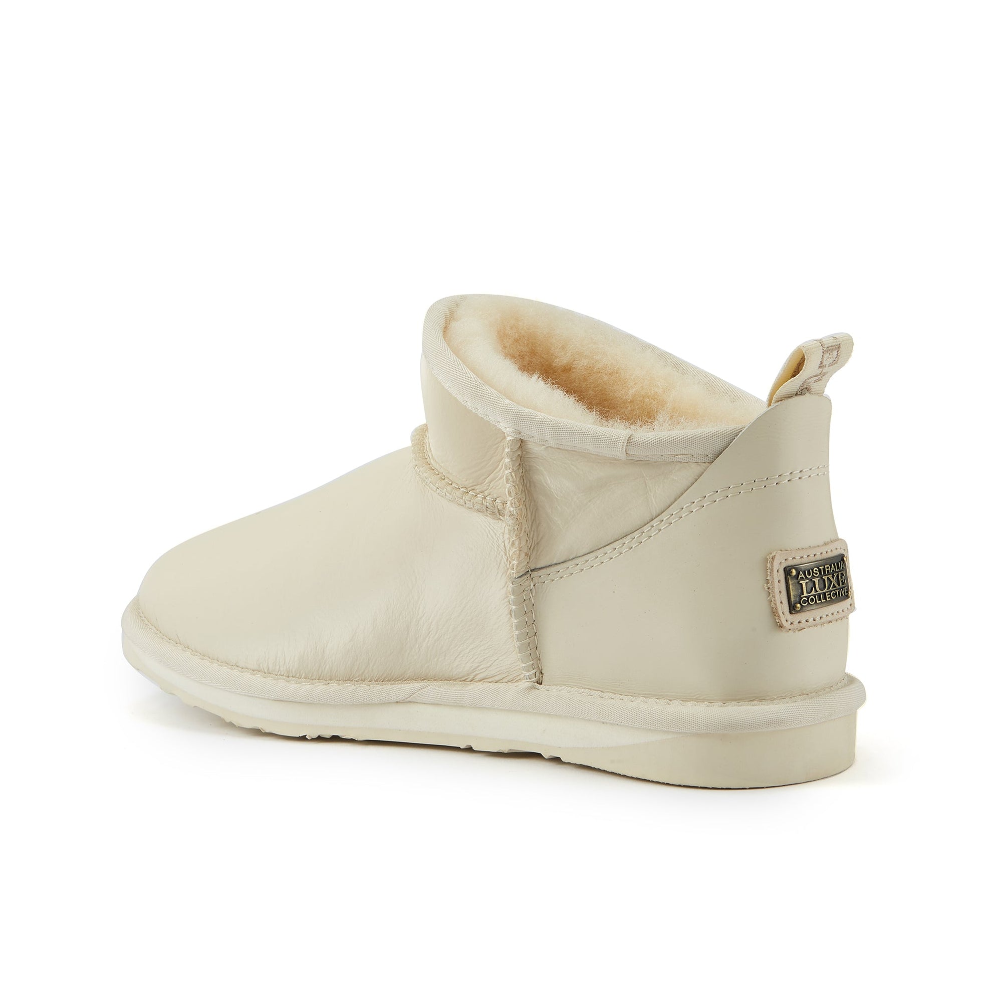 COSY ULTRA SHORT SATIN PALE - Australia Luxe Collective