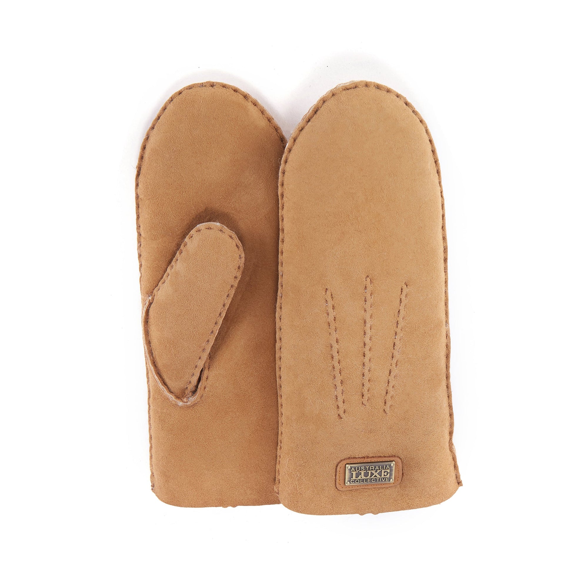 MITTS SUEDE CHESTNUT - Australia Luxe Collective