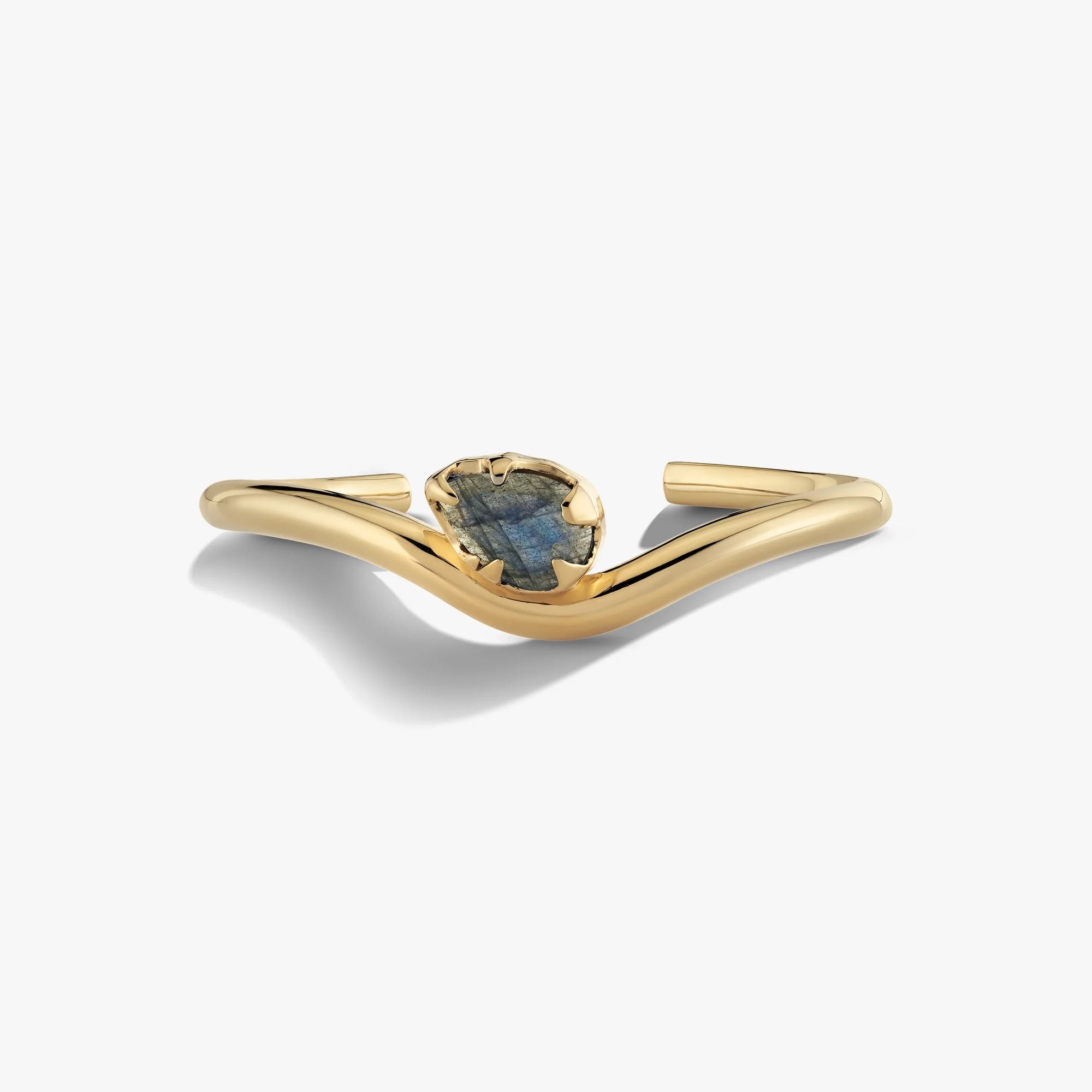 Awe Inspired  Bracelets Molten Statement Gemstone Cuff Bracelet