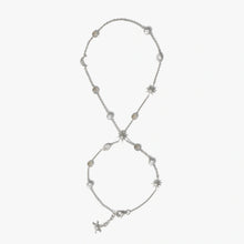 Awe Inspired Bracelets 925 Sterling Silver Midnight Reflection Hand Chain