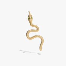 Awe Inspired Earrings 14K Yellow Gold Vermeil Snake Ear Pin