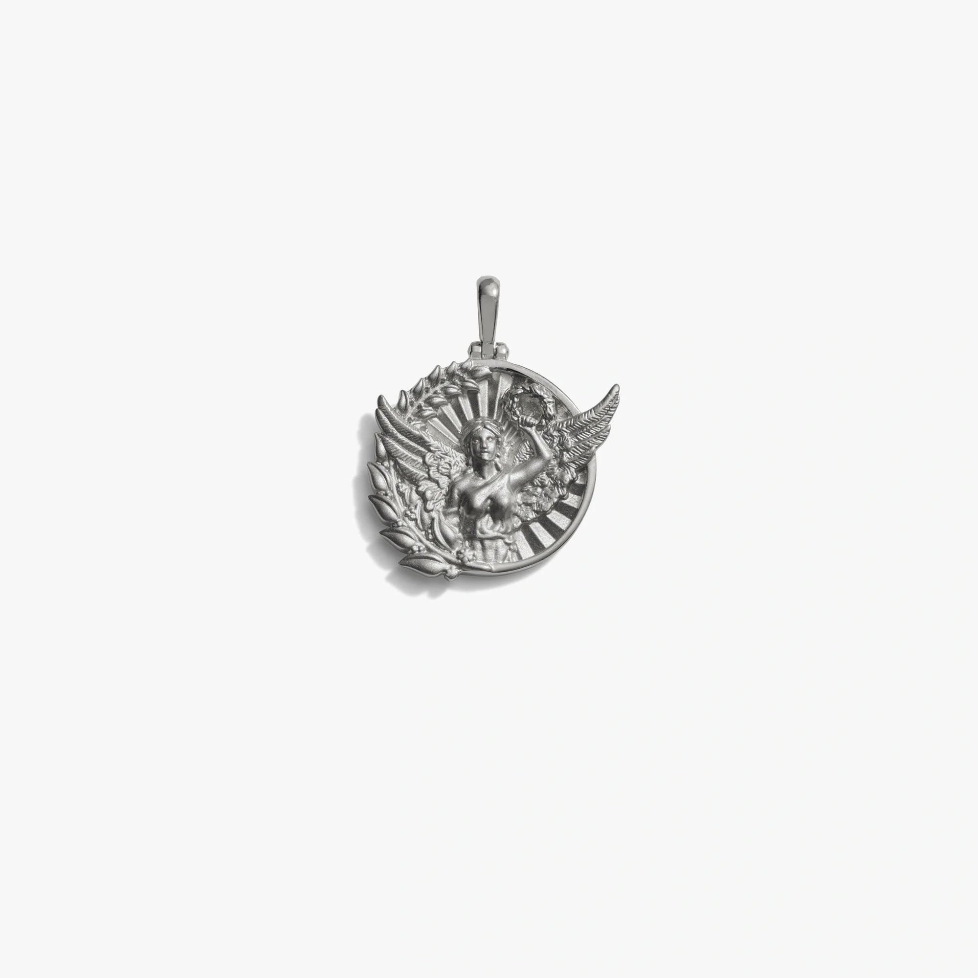 Awe Inspired Pendants 925 Sterling Silver / Nike Goddess Coin Pendant