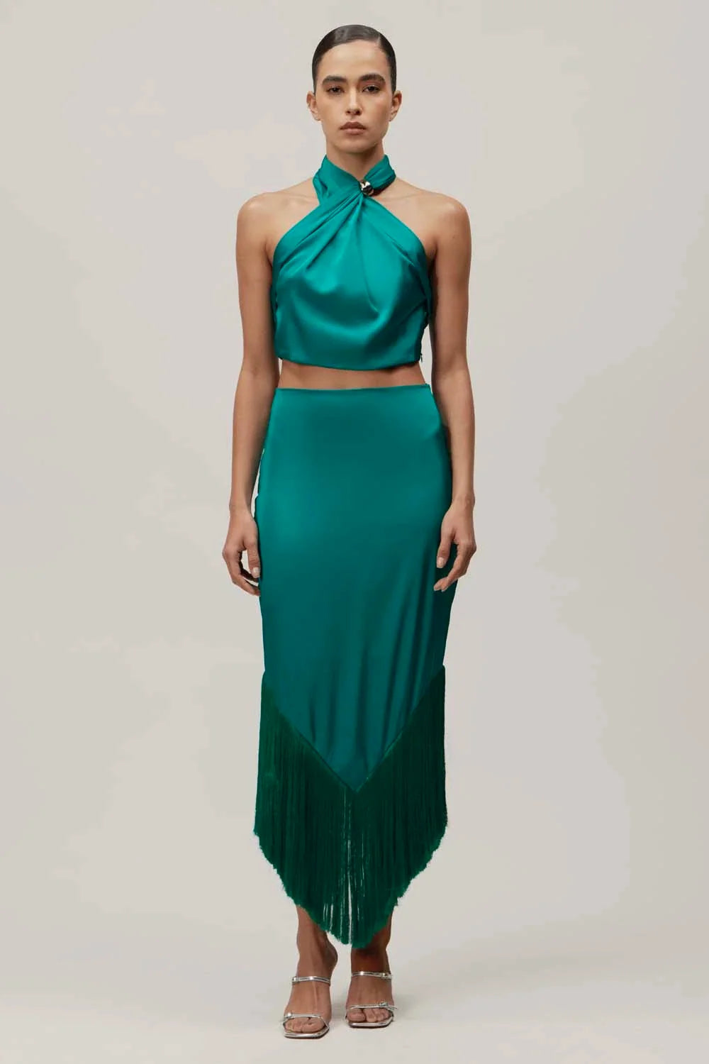 Amorino Crop Top | Emerald