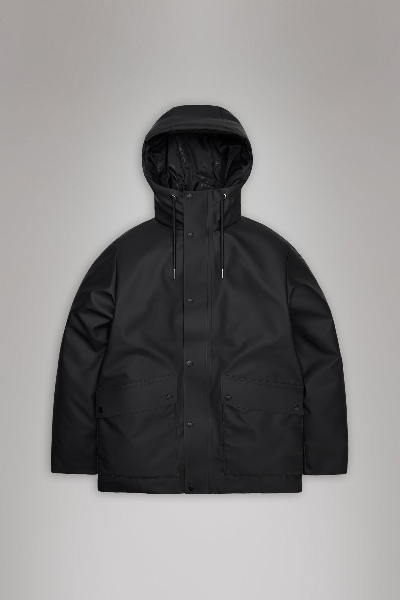 RAINS Nome Parka Black Jacket