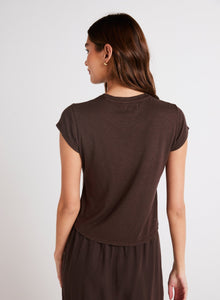 Baby Crew Tee | Chestnut Brown