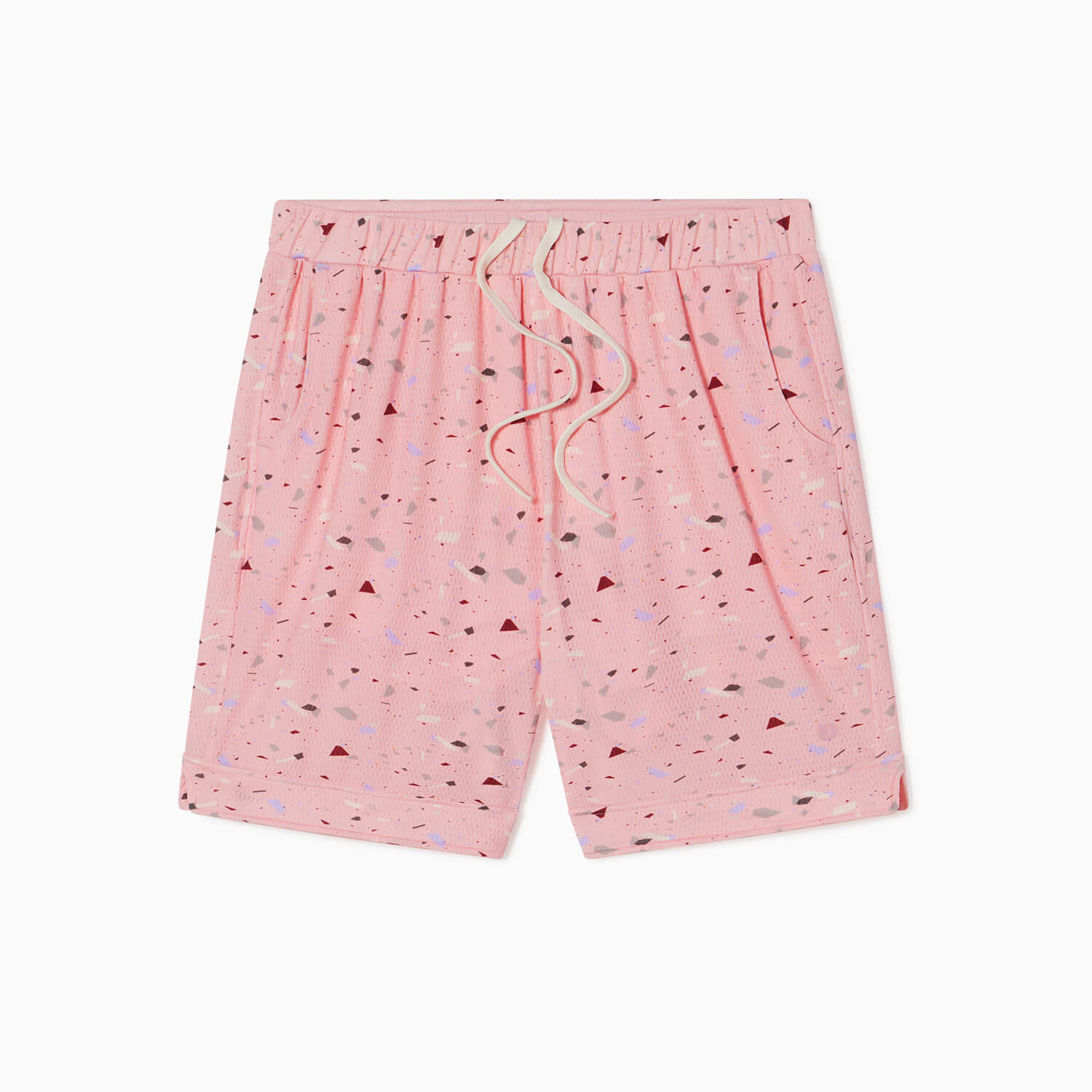 Breathable Mesh Lounge Shorts with Modal Lining | Flamingo