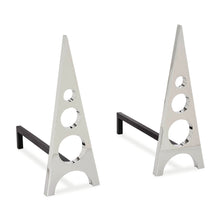 Berlin Andirons | Polished Nickel
