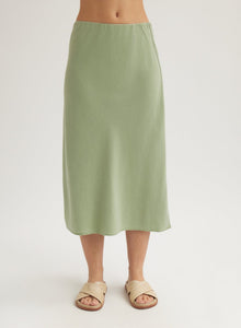 Bias Midi Skirt | Olive Grove