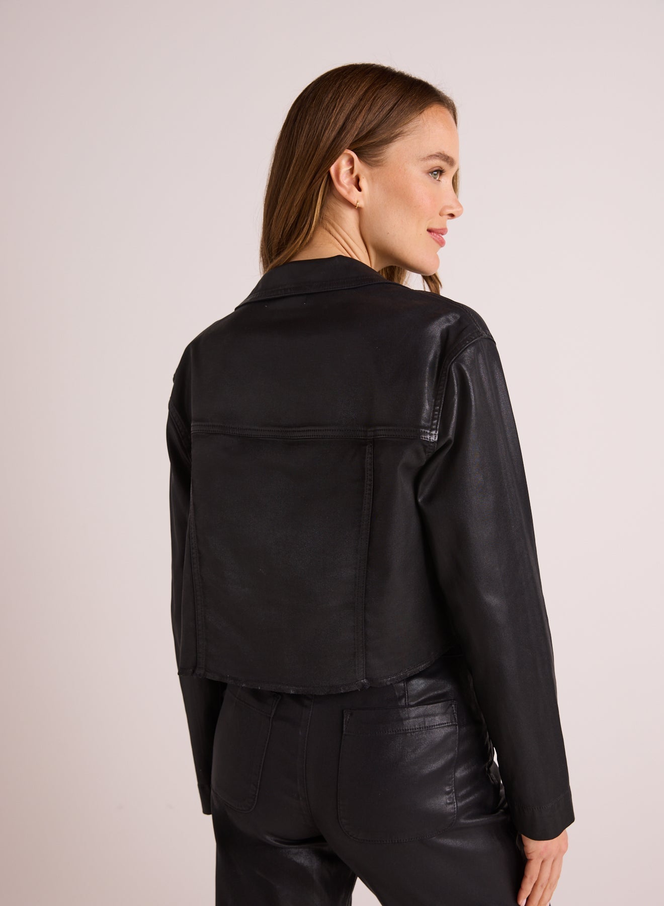 Billie Cropped Jacket | Black