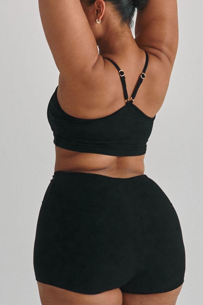 Micro Bike Short | Black Rib