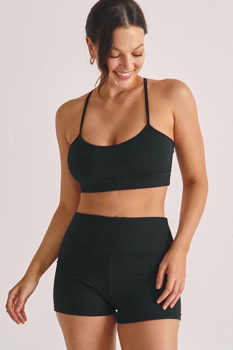 Micro Bike Short | Black Rib