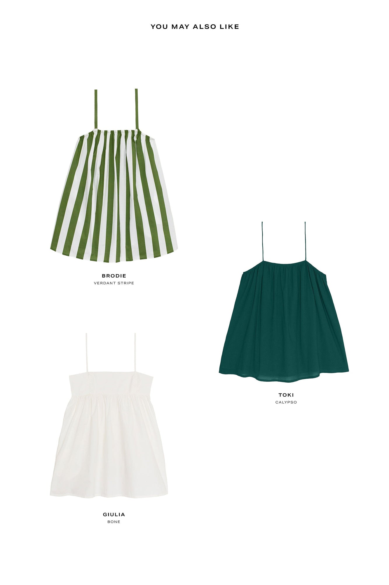 Brodie Dress | Verdant Stripe