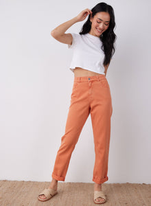 Brooklyn Classic Rolled Jean | Persimmon