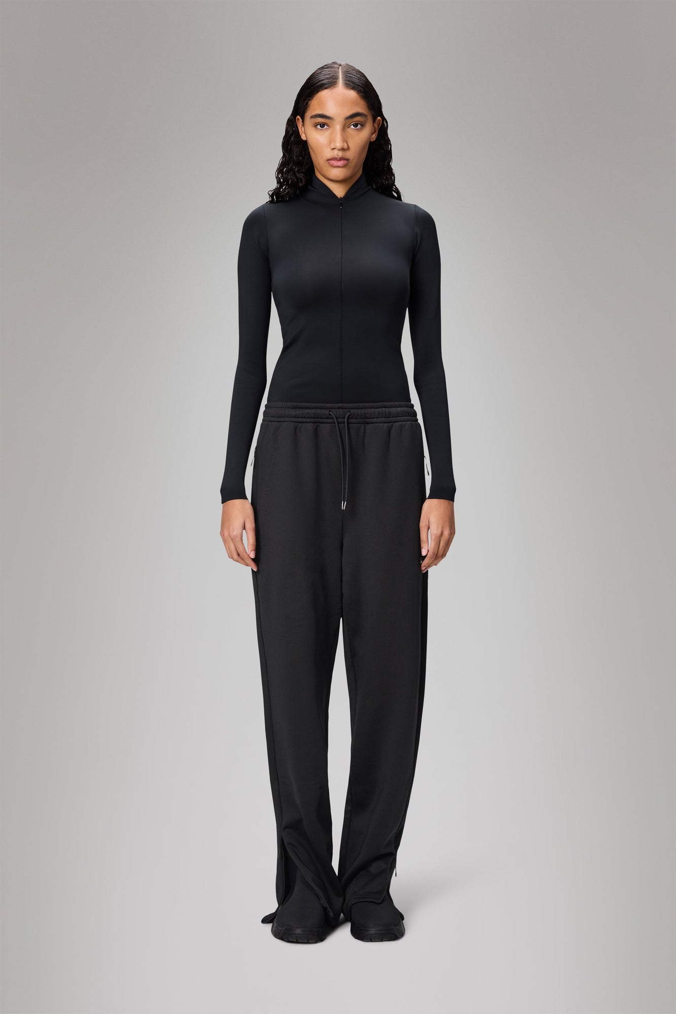 RAINS Sintra Fleece Pants Regular Black Pants
