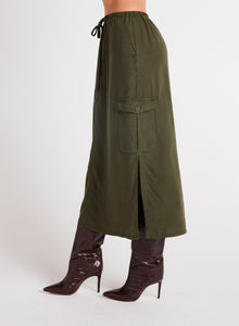 Cargo Midi Skirt | Italian Herb
