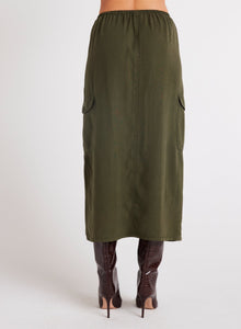 Cargo Midi Skirt | Italian Herb