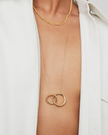 The Castilla Double Link Necklace | 18K Yellow Gold-Plated