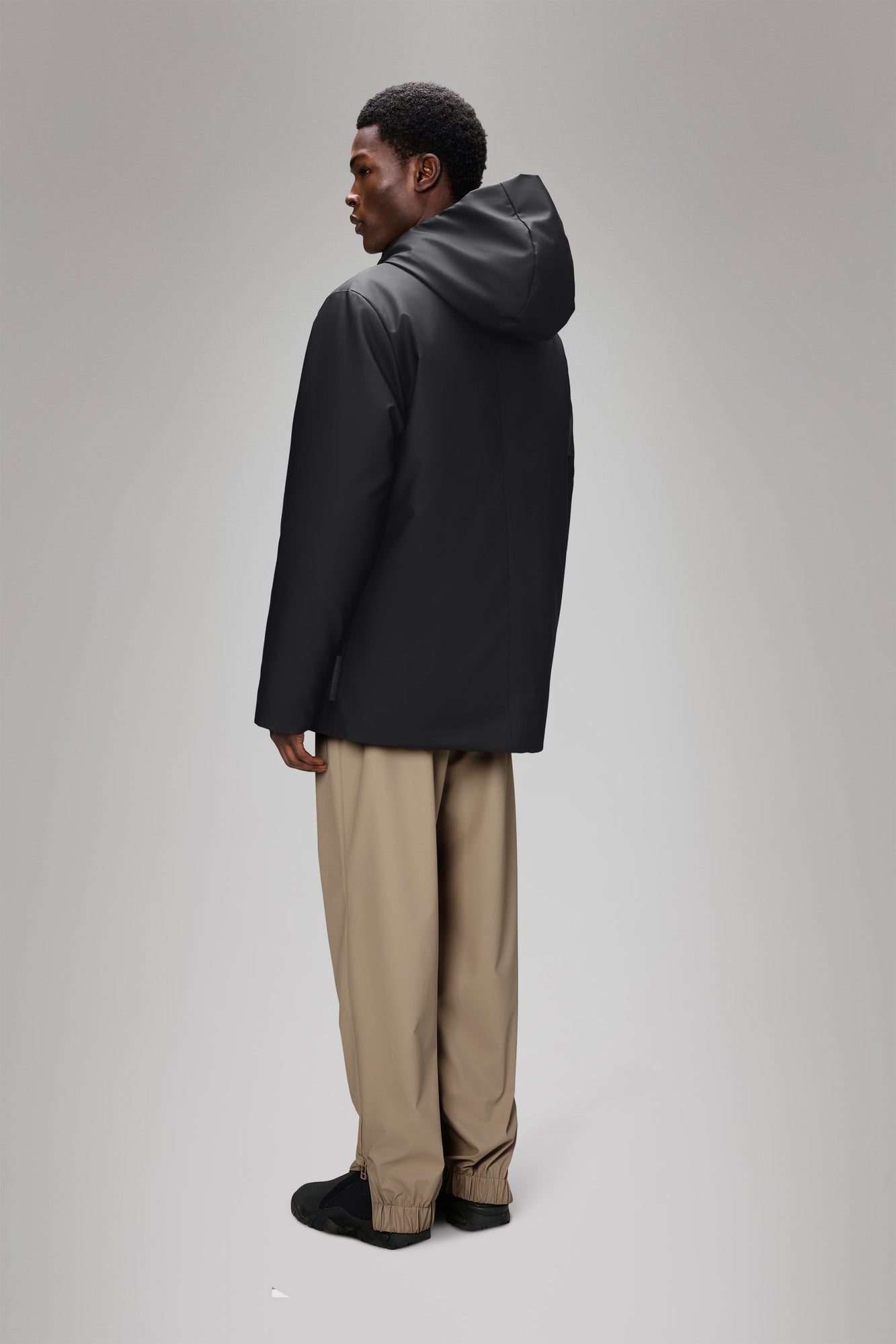 RAINS Nome Parka Black Jacket