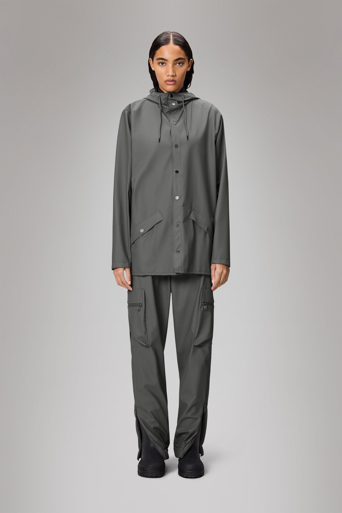 RAINS Jacket Grey Jacket