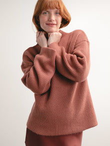 Earnest Sweater | Light Mahogany